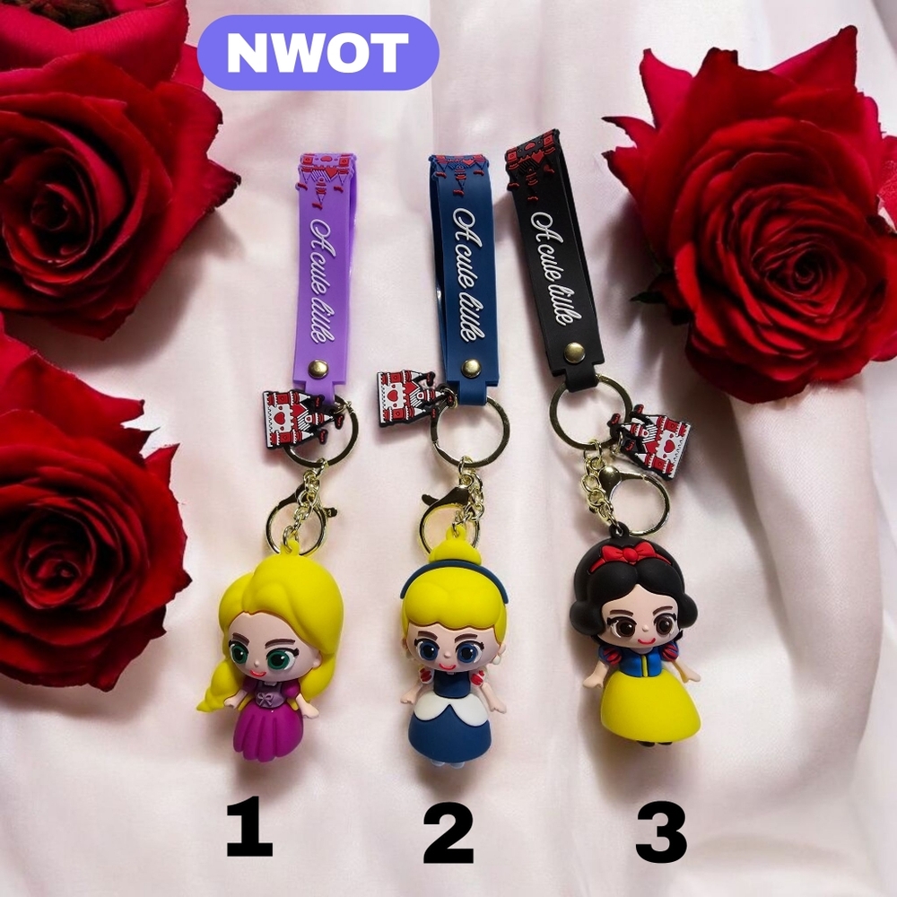 (Pick 1) Princess Keychains
